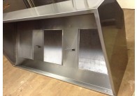 Digestoř nerezová gastro bazar, 950x1150x400mm Digestoř nerezová gastro bazar, 950x1150x400mm